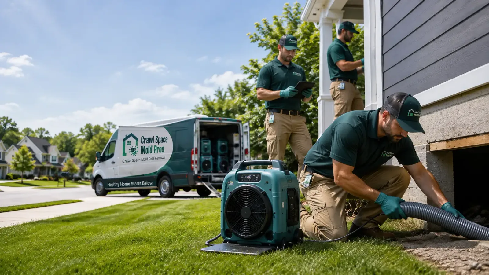 Crawl Space Mold Removal in Meacham, OR